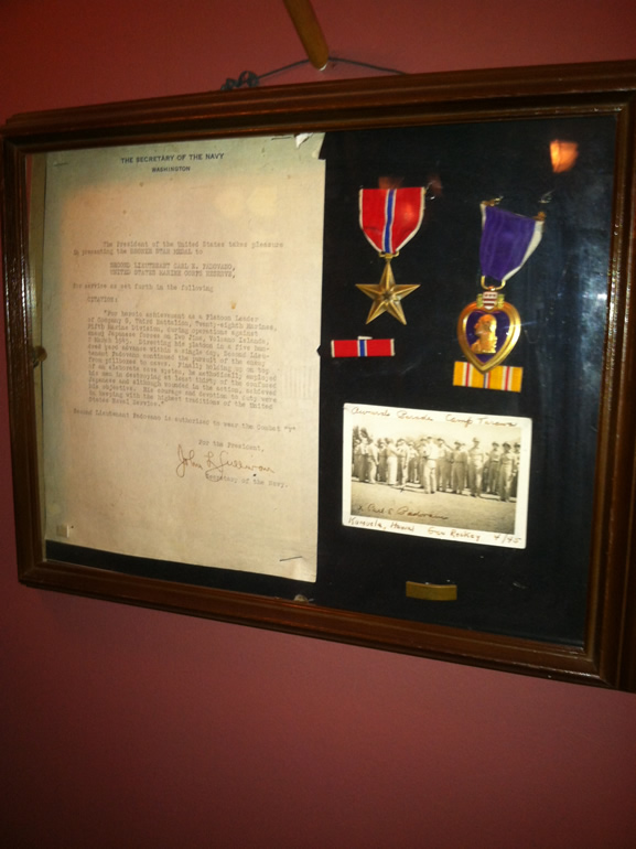 Bronze Star and Purple Heart